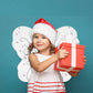 NENMATTE Fairy Girls Wings for Kids,Sparkle Angel Wings Butterfly Wings Fairy Costumes for Birhday Party Halloween Costume Dress