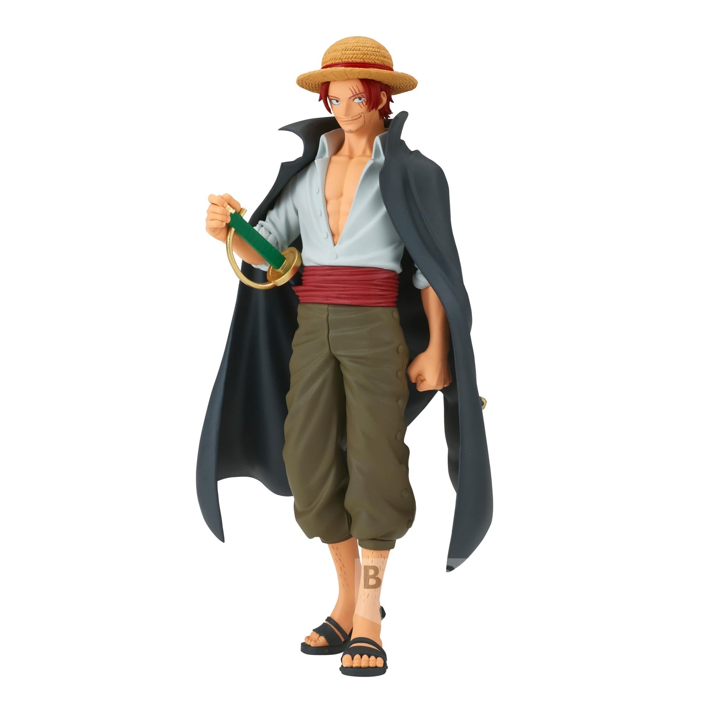Banpresto One Piece Shanks DXF Figure - Mediano, Plastic, Shanks 2, Model BPR88605