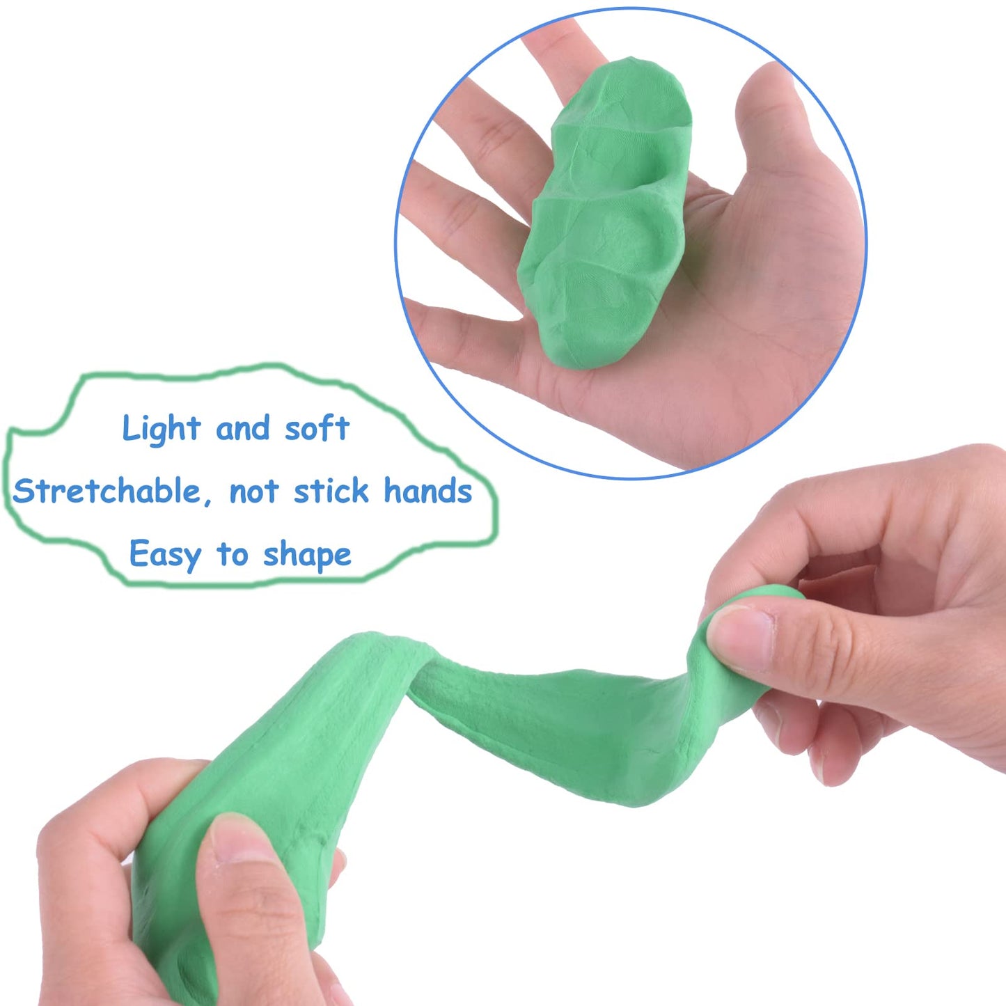 Air Dry Clay 36 Colors, Modeling Clay for Kids, DIY Molding Magic Clay, Toy Gifts for Age 3+ Years Old Boys Girls Kids