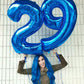 Navy Blue Number 19 Balloon 40 Inch, 19 Number Balloon, 19Th Navy Blue Birthday Decorations, 19 Year Old Girls Boys Blue Party S