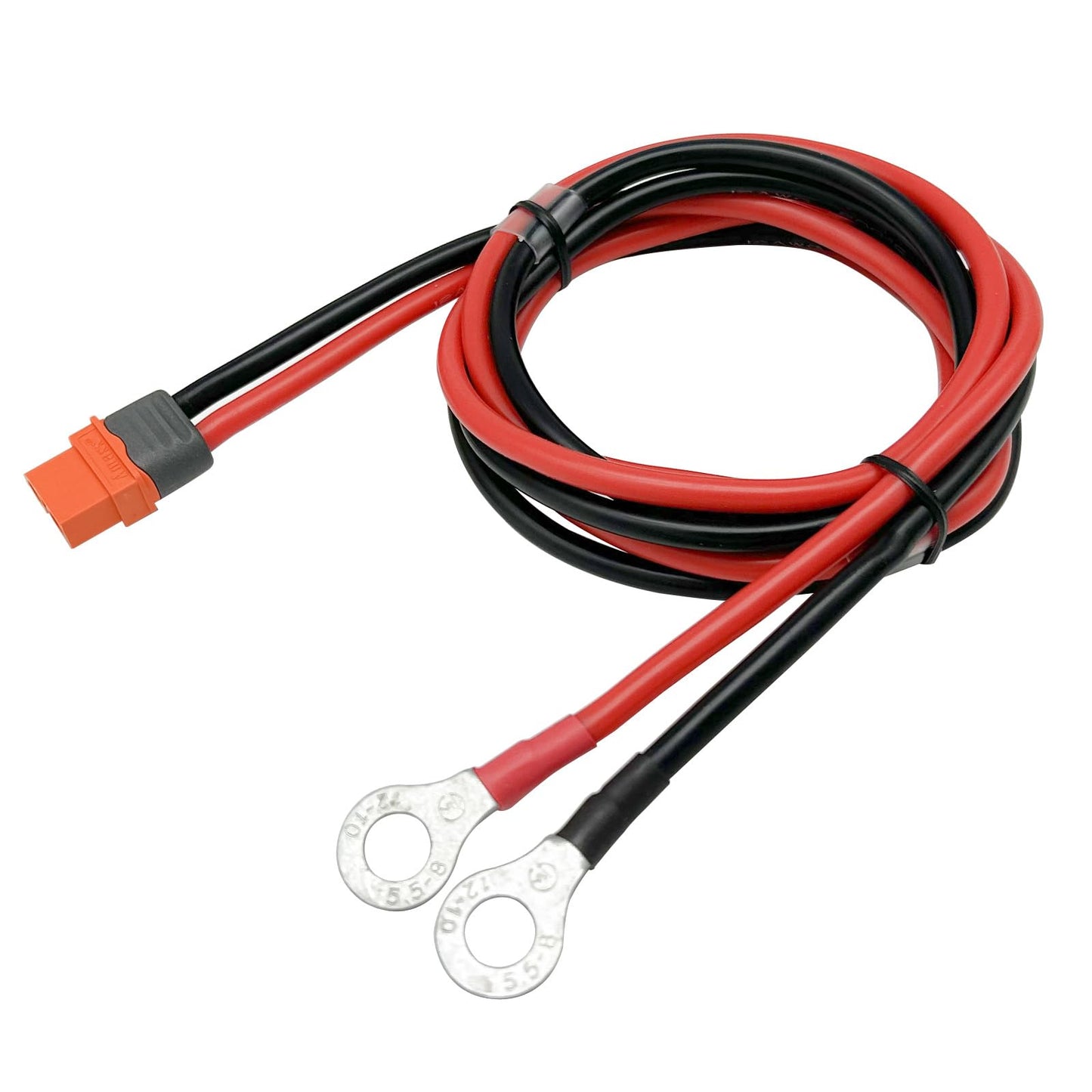 XT60i to O Ring Terminal Cable with 1M 12AWG Silicon Wire Extension Cable for RC Lipo Battery FPV Racing Drone Solar Power Stati