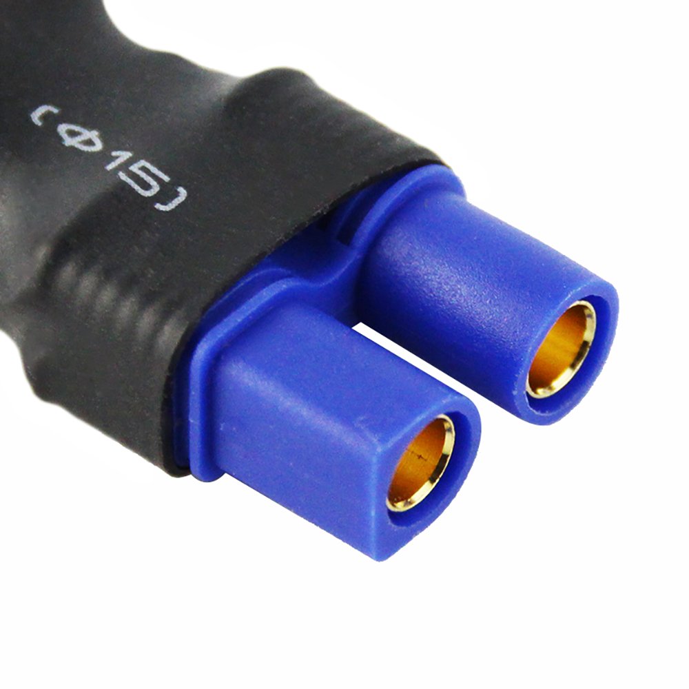 OliYin 3pcs Male T-Plug to Female EC3 Losi Connector Adapter for Brushless Lipo(Pack of 3)