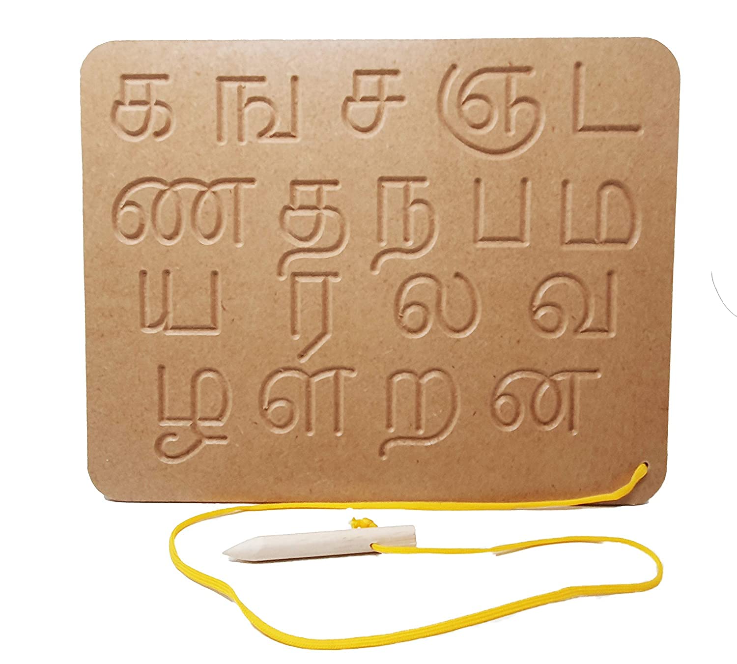 Mojo Toys Geometric Blocks Building Shape Sorting Stacking Wooden Alphabet Learning Toys, Puzzles For Kids Boys Girls Toddlers, 