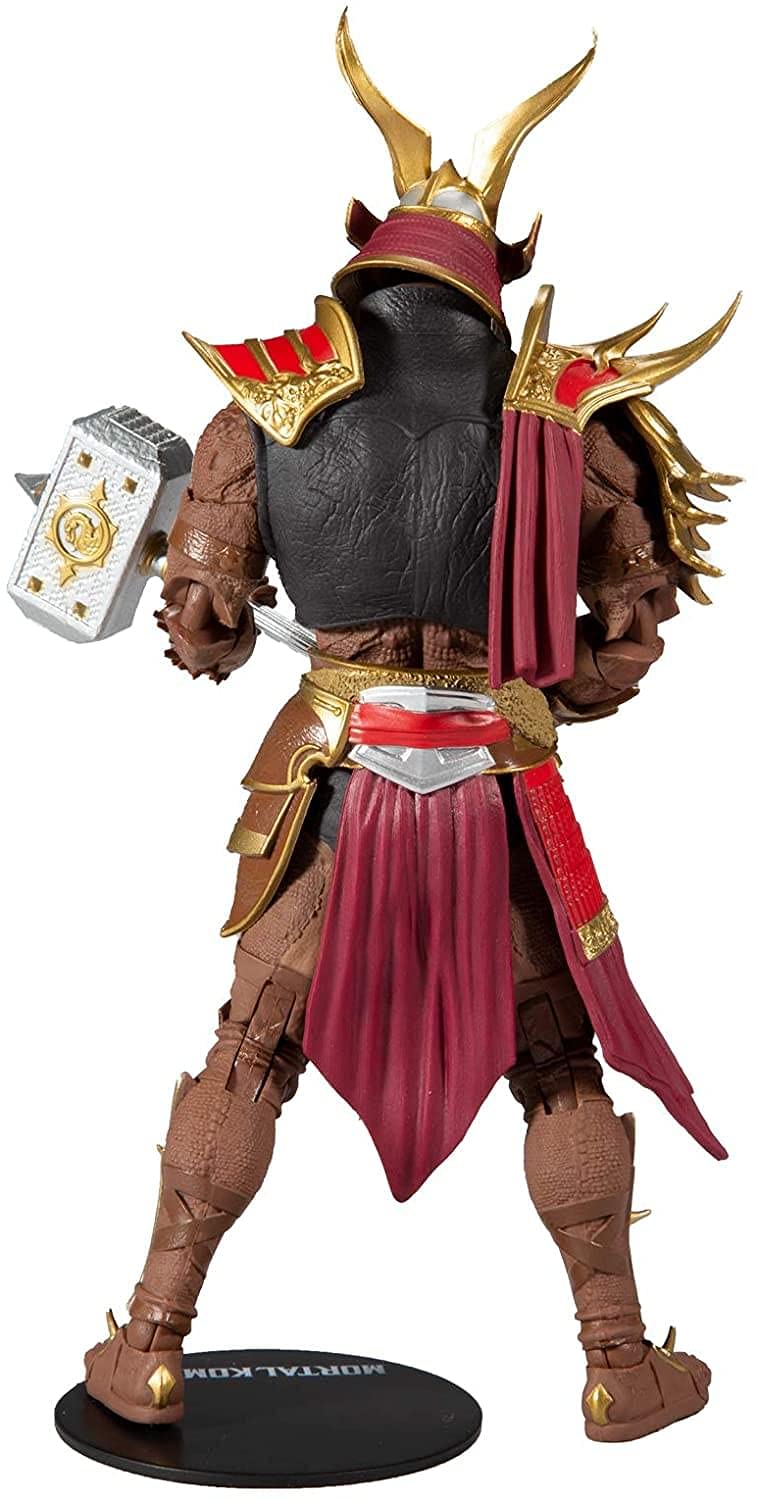 McFarlane Toys Mortal Kombat Shao Khan 7" Action Figure - Brown Plastic - Model 11037-1