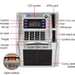 2023 Upgraded Atm Piggy Bank For Real Money Atm Savings Bank Machine For Kids Adults With Card Mini Atm Money Machine Coin Bill Feeder Educational Toy Christmas Birthday Gift(Silver/Black)