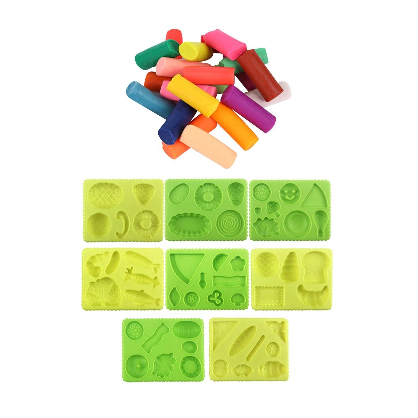 Ilsmysutra 3D Tools Clay Toy Educational Modeling Clay Set For Toddlers Kids Style B |Crafts | Sculpting, Molding & Ceramics | M