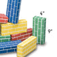 Lillian Vernon Primary Building Bricks - Kids Cardboard Bricks, Each 9' X 4' X 2' (Set Of 24)