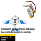 Top Race RC Airplane Spare Battery Pack, Compatible with TR-C285 and TR-C285G Models, Set of 2 - Enhance Your Flight Time - Reli