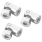 5Pack Vgoohobby Universal Rotatable Steering Shaft U Joint Coupling Motor Connector Coupler for RC Car Robot Crawler Boat (3.17m
