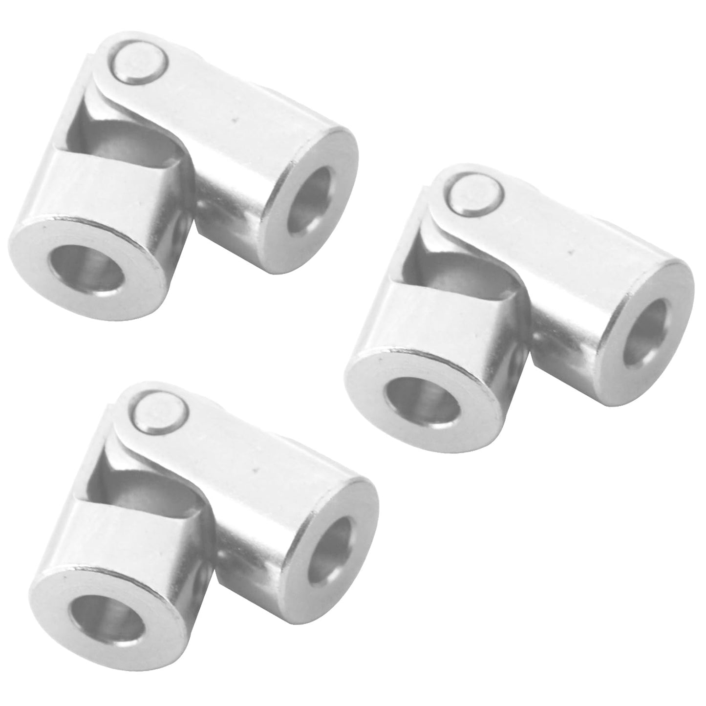 5Pack Vgoohobby Universal Rotatable Steering Shaft U Joint Coupling Motor Connector Coupler for RC Car Robot Crawler Boat (3.17m