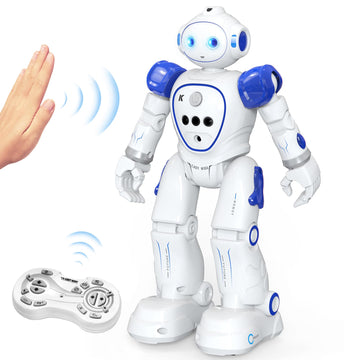 Tsjliki Rc Robot Toys For Kids: Gesture-Sensing Smart Programmable Robot, Usb Charging, Remote Control Robot Toys For 8+ Year Ol