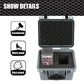 G-Plus Graded Card Storage Box Compatible With Bgs Psa Sgc Fgs Weatherproof Graded Sports Trading Cards(Small, Gray)