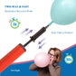 Two-Way Manual Balloon Pump, 2Pack Random Colors, Handheld Air Pump For Kids Party Balloons Supplies, Balloon Inflator By Hand,