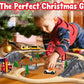Giant Bean 72Pcs Wooden Train Tracks & Trains, Gift Packed Toy Railway Kits For Kids, Toddler Boys And Girls 3,4,5 Years Old And Up