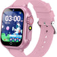 Wepfum Kids Smart Watch Gift For Girls Age 5-12, 32 Games Hd Touch Screen Watches With Video Camera Music Player Pedometer Flash
