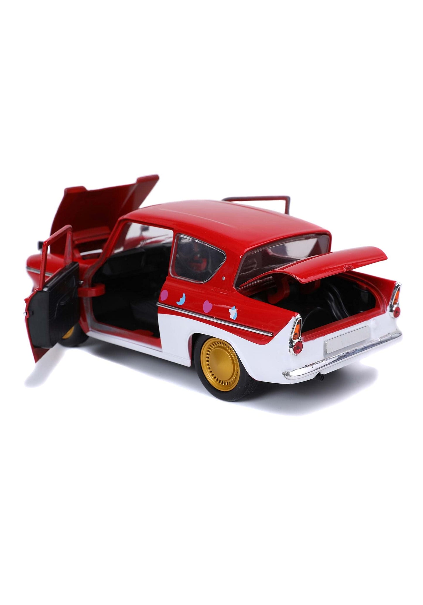 Jada 1:24 Diecast Lucky Charms 1959 Ford Anglia With Lucky Thelepruchan Figure