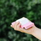 CANDYCAR Wooden Diecast Collection - Pink Sedan  enhanced Handcrafted Beech Wood Toy Car