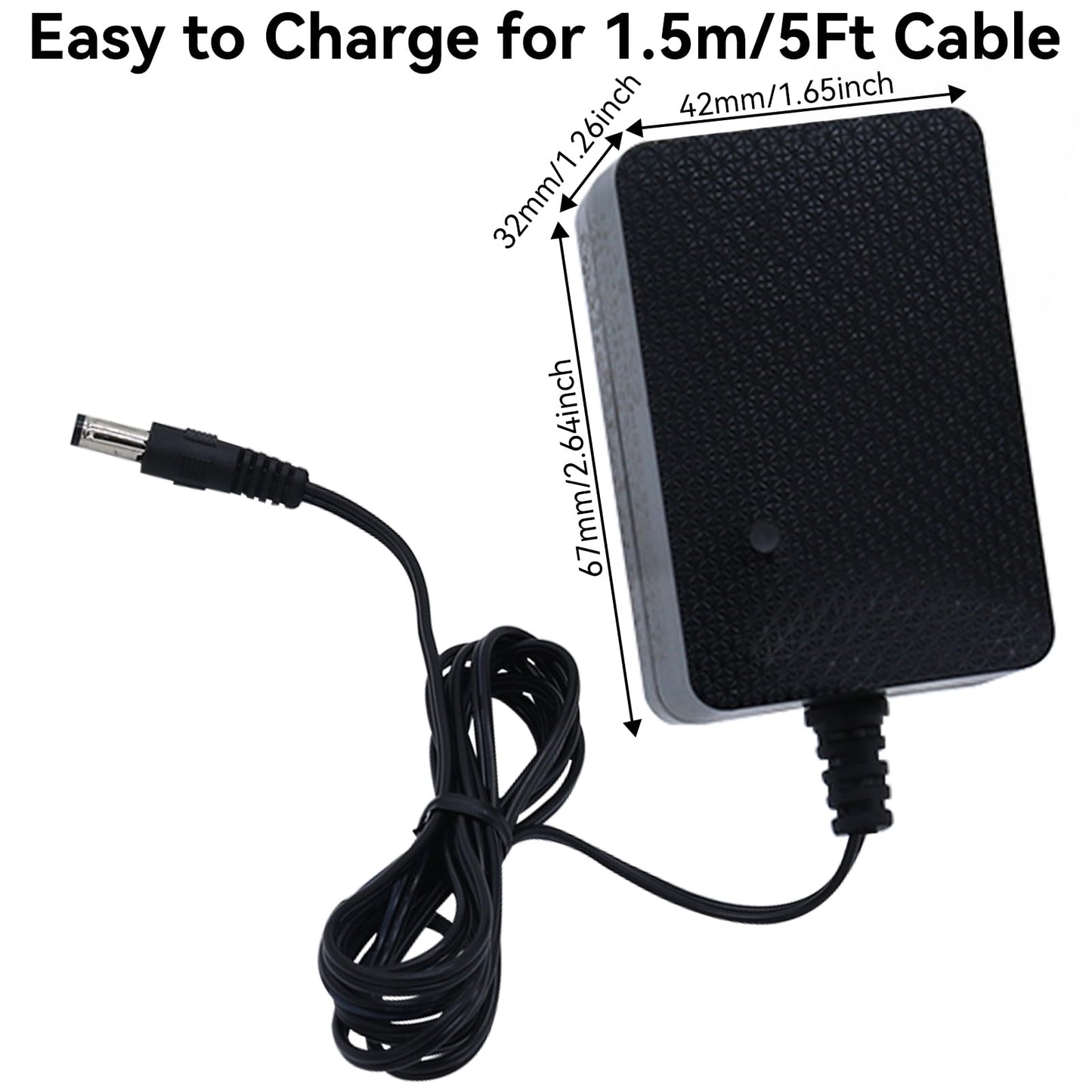 Tosiicop 24V Battery Charger for Kids Ride On Car Toy - 24 Volt Electric Bumper Cars Chargers for Power Wheels ATV Quad SUV Jeep