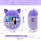 Winceed Silicone Case For Tamagotchi Pix Virtual Pet Game Machine, Protective Cover For Tamagotchi Pix Sleeve Protector Skin With Hand Strap (Purple)