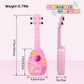 17 Inch Kids Ukulele Guitar Toy 4 Strings Mini Children Musical Instruments Educational Learning Toy For Toddler Beginner Keep Tone Anti-Impact Can Play With Picks/Strap/Primary Tutorial