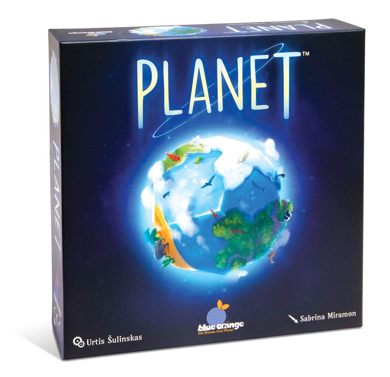 t Earth World 3D Board Game | Award Winning Kid Teen Family mature-themed Strategy | 2-4 Players | Map Ecosystem Building | by Blue Orange Games