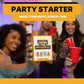 Shots No Chaser Extremely Under The Influence - Drinking Game For Adults | Fun Challenges And Dares | Perfect For Couples, Game