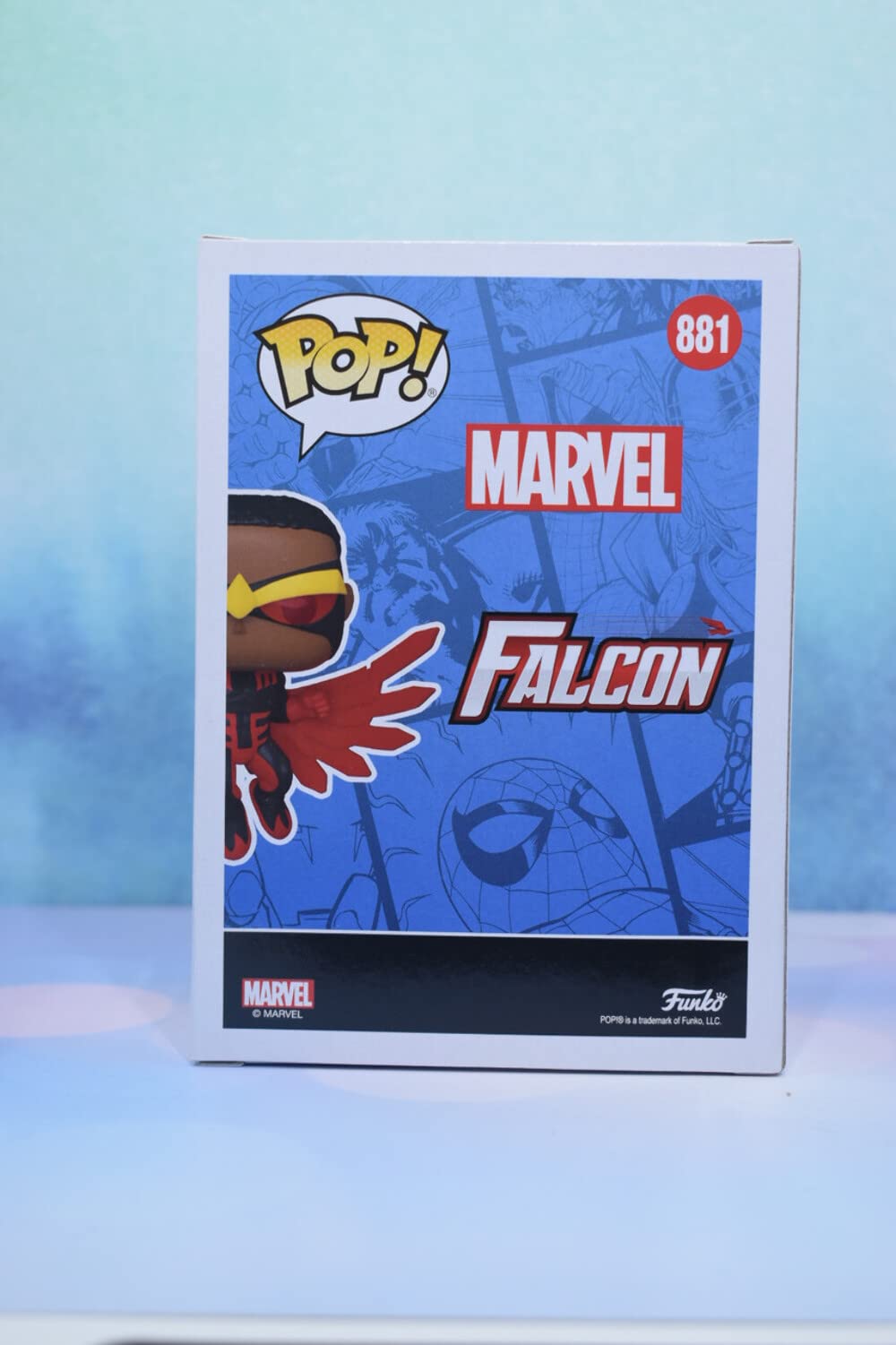 Funko Pop! Marvel: Falcon 881 (2021 Summer Convention Virtual Funkon Shared Exclusive)