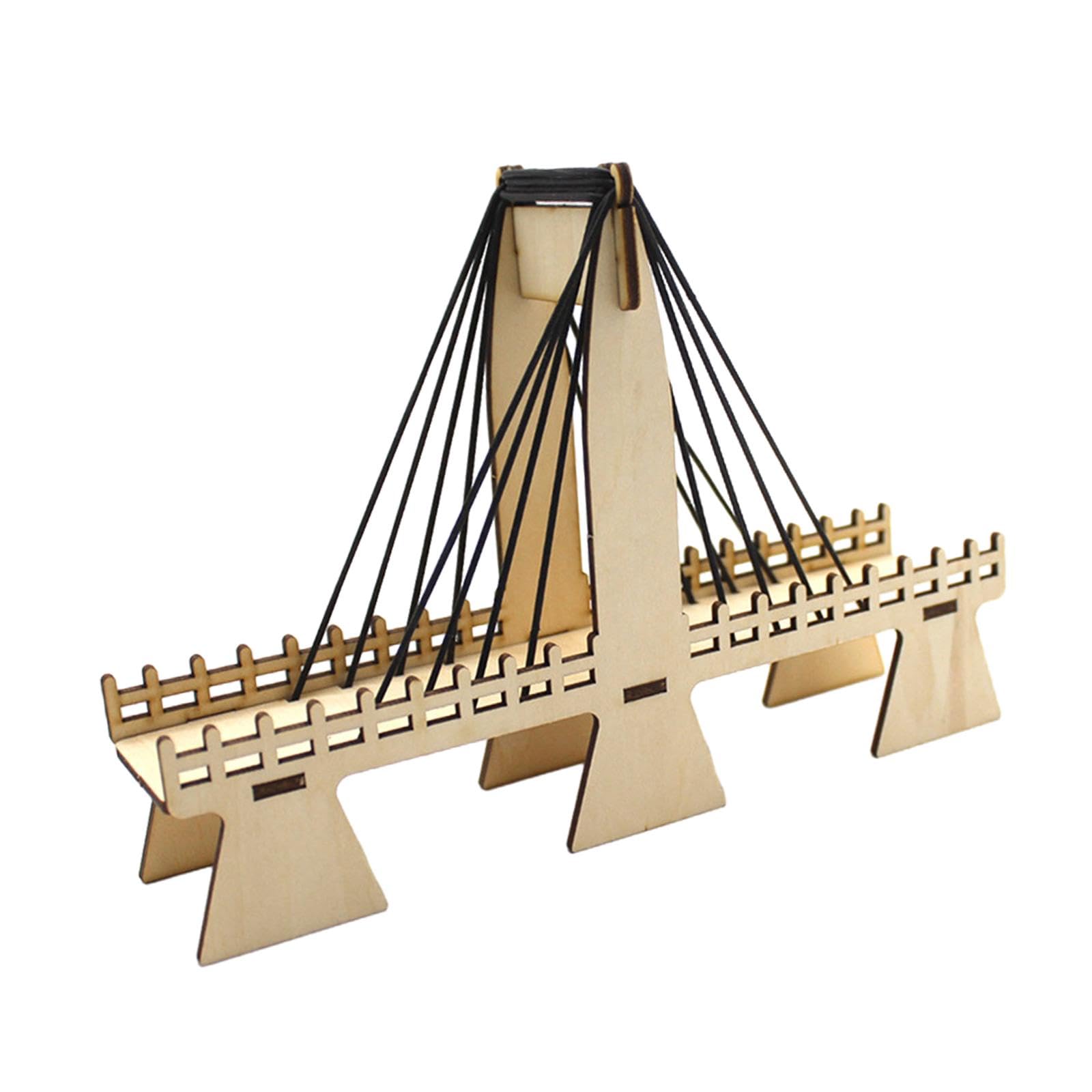 Enakshi Science Experiments Diy Kits Cable Stayed Bridge Wooden Models Building Toys|Toys & Hobbies | Educational | Science & Na
