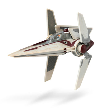 Star Wars Micro Galaxy Squadron V-Wing Starfighter - 3-Inch Light protective covering Class Vehicle with Two 1-Inch Micro Figure Accessories