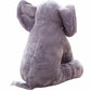 Ryttir 24 Inch Gray Fuzzy Elephant Stuffed Animal, Soft Cotton Plush Toy for Kids, Perfect Gift for Boys and Girls