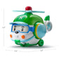 Robocar Poli, Helly DIE-CAST Metal Toy Cars, Helicopter Toys, Toddler Cartoon Emergency Vehicle Playset, Rescue Vehicles Toys Gi