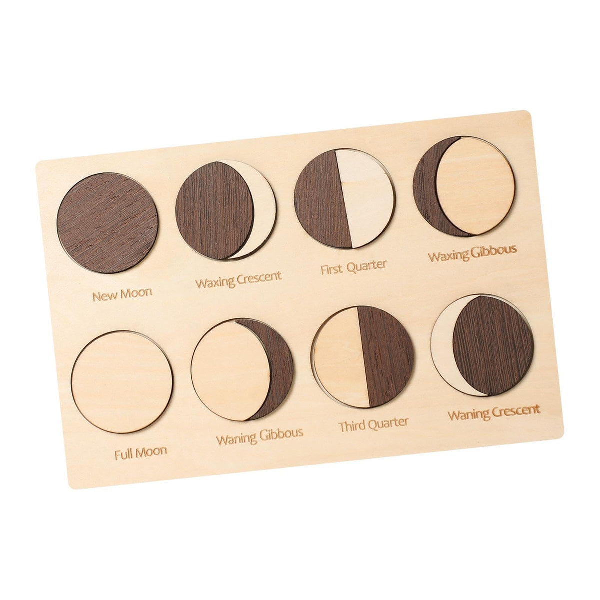 Bnf Wooden Moon Cognition Board Toy Wooden Block Puzzle For Kids Boys Girls Babybaby | Toys For Baby | Developmental Baby Toys1 