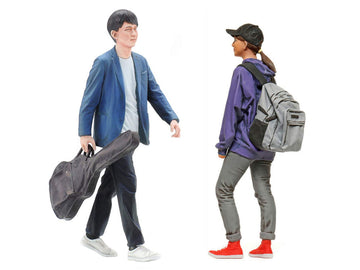 Tamiya Campus Friends Set Ii Plastic Model Figures 24356