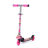 Barbie 2 Wheel Kick Scooter With Light Up Wheels - Foldable, Non-Slip Deck, Comfortable & Smooth Ride