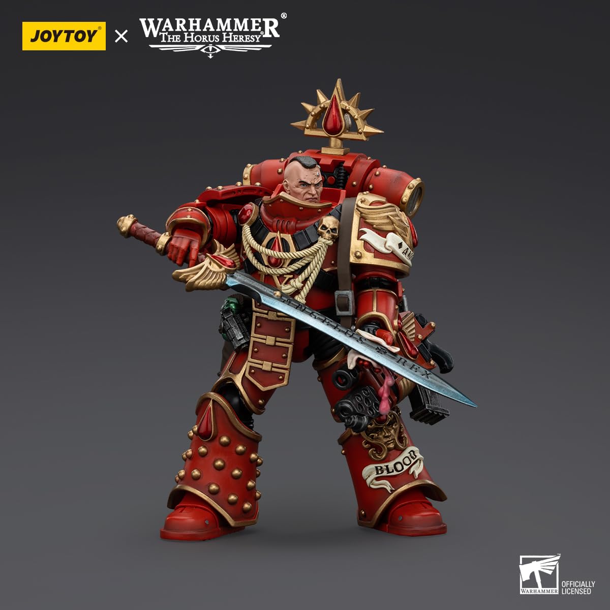 malt-inspiredISE JOYTOY 1/18 Action Figures - Warhammer The Horus Heresy Blood Angels Raldoron First Captain of The Blood Angels - 5 Classic Character Collectible Age 15 and Above