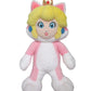 Sanei Super Mario 3D World Neko Cat Princess Peach 9' Plush Doll