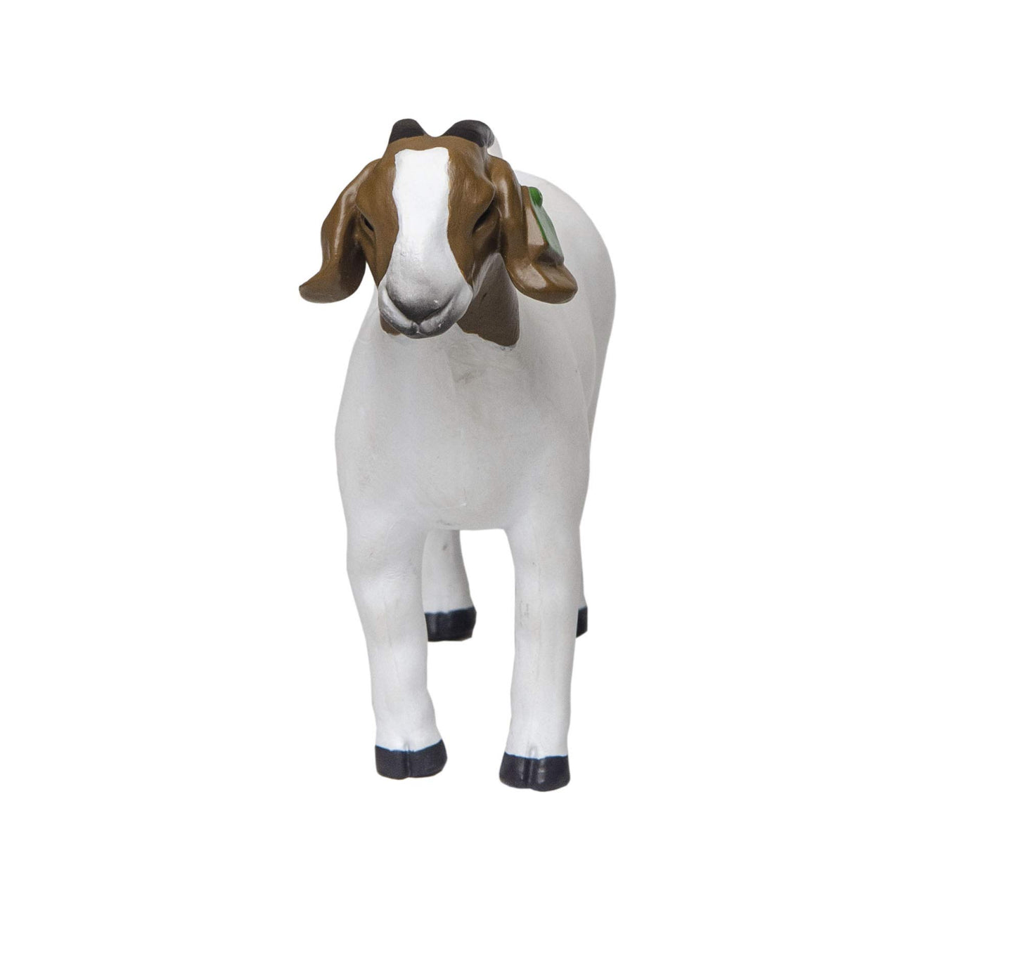 Little Buster Toys Grand Doe Show Goat, White with Brown Head, One Size, Plastic, Model 200895