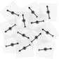 12Pcs Game Spinners, Blank Acrylic Board With Rotating Arrows Clear Transparent Erasable Arrow Game Spinners For Classroom Activ
