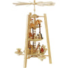 Alexander Taron 15918 Richard Glaesser Pyramid-3 tiers-Nativity-16 H x 9 W x 10.75 D, Brown