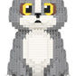 Larcele Cat Micro Building Blocks Animal Set, Diy Mini 3D Building Toy Bricks Kit,985 Pieces Kljm-05 (Scottish Fold)