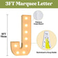 3Ft Marquee Light Up Letters, Large Marquee Letters J For Party Decorations, Big Baby Letters For Baby Shower Birthday Party Dec