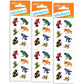 Playhouse Pack of Three Perforated Sticker Half-Sheets for Crafts, Trading & Collecting - Rainforest Frogs 3 Packs