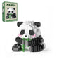 Mjddja Mini Building Blocks- Bamboo Panda, Party Favors- Micro Blocks Panda Toy For Kids 6 7 8 9 10+, Mini Blocks Building Sets