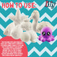 Idiy Diy Party Craft Kit Jumbo Ocean Pals Squishies (8 Unique Sea Animals W 12 Fabric Paints) -White Kawaii Scented Slow Rise Sq