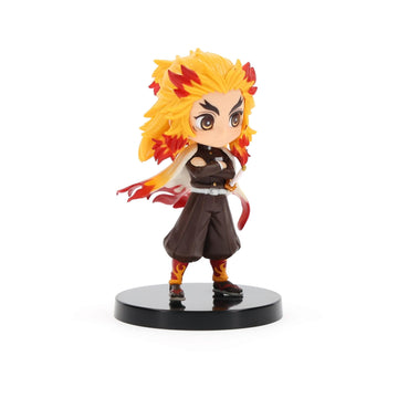 Banpresto Demon Slayer: Kimetsu No Yaiba Q Posket Petit Vol.5(A:Kyojuro Rengoku), Multiple Colors, Bp17839