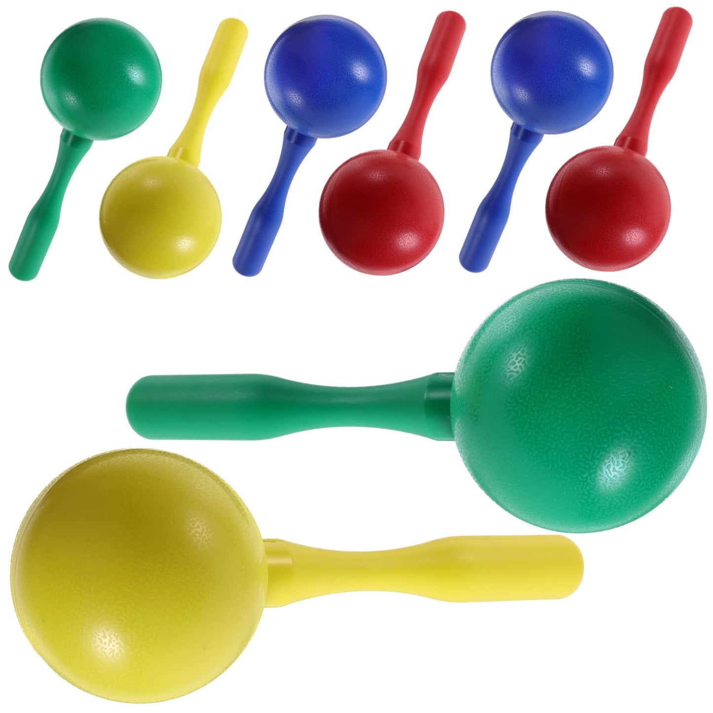 Excluzo 8Pcs Maraca Toys For Kids Plastic Child Kids Musical Instruments