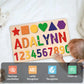 Sabdrau Montessori Busy Board Toys: Wooden Sensory Toy For Toddler With Led Light Up Switch, Educational/Christmas/Birthday Gift