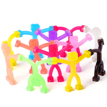 12 Pcs Magnetic Travel Toys For Kids, Creative, Portable And Educational, Magnetic-People-Magnet-Men: Cute Robot & Funny Magnets