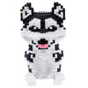 Ahzilei Micro Dog Building Husky Set, Diy Animal 3D Puzzle Building Toy Bricks Set, Educational Particle Building Blocks Toys Ki