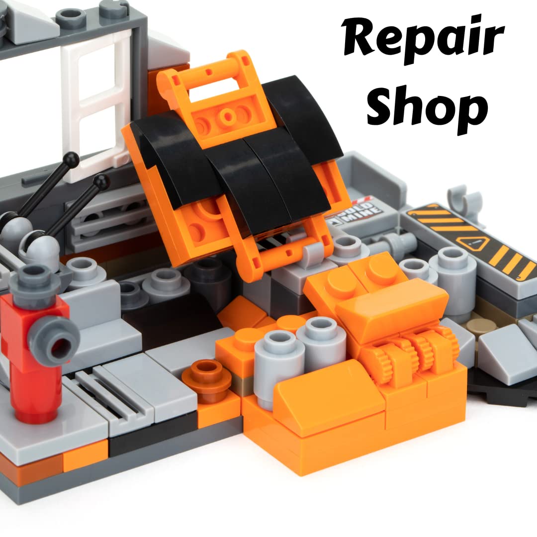 Block Builder Bulldozer Block Set (521Pcs) And Construction Forklift. Two Building Kits In One Set! Toy Blocks Suitable For Boys